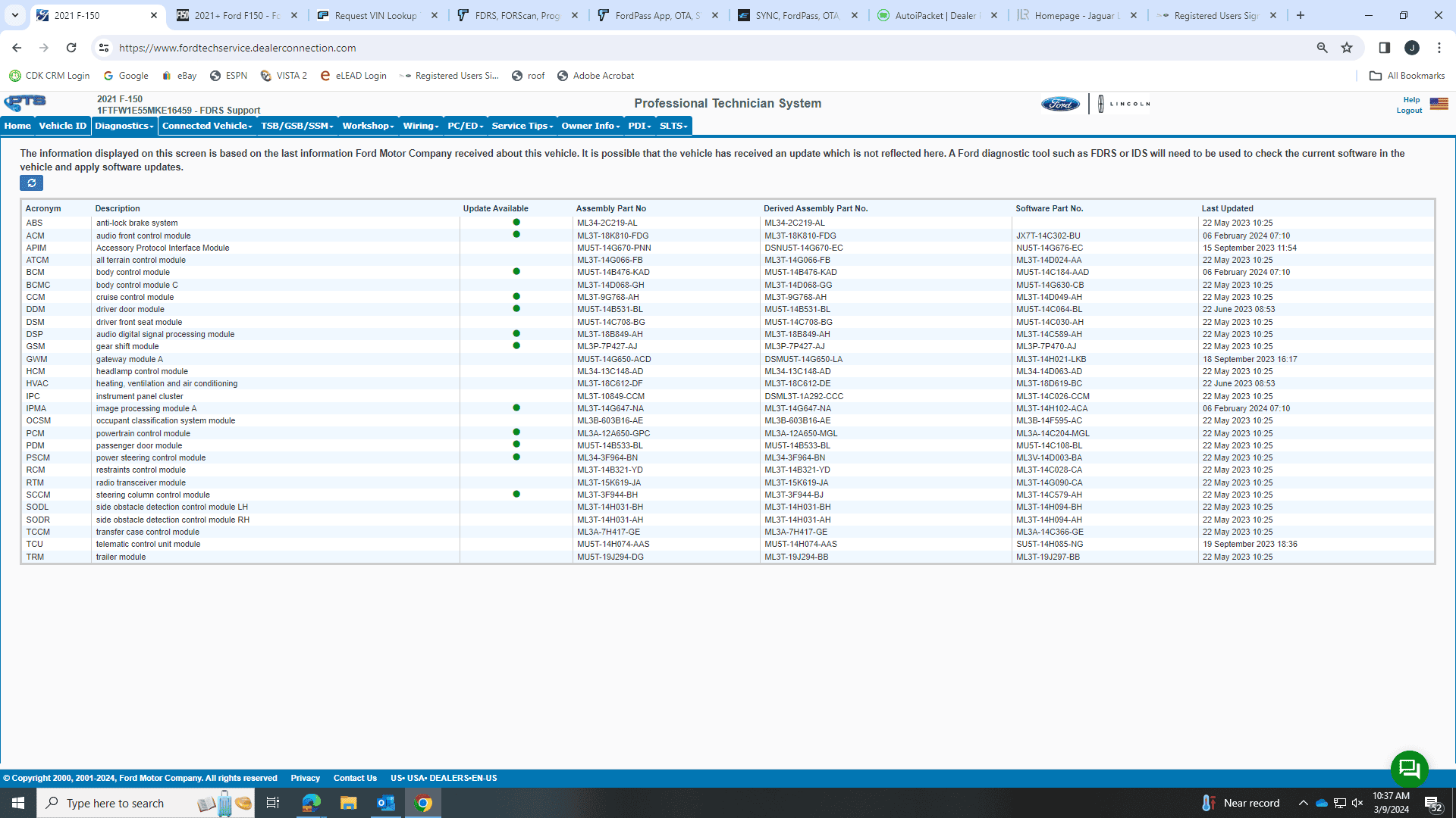 Ford F-150 Request VIN Lookup Thread 1709998654056