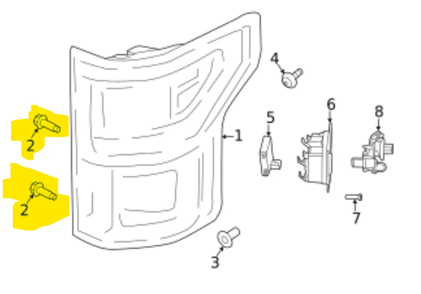 Ford F-150 F150 Tail Lights:  Easy to Steal, Expensive to Replace! 1713723682473-d
