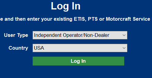 Ford F-150 FDRS login issue 1714604352140-20