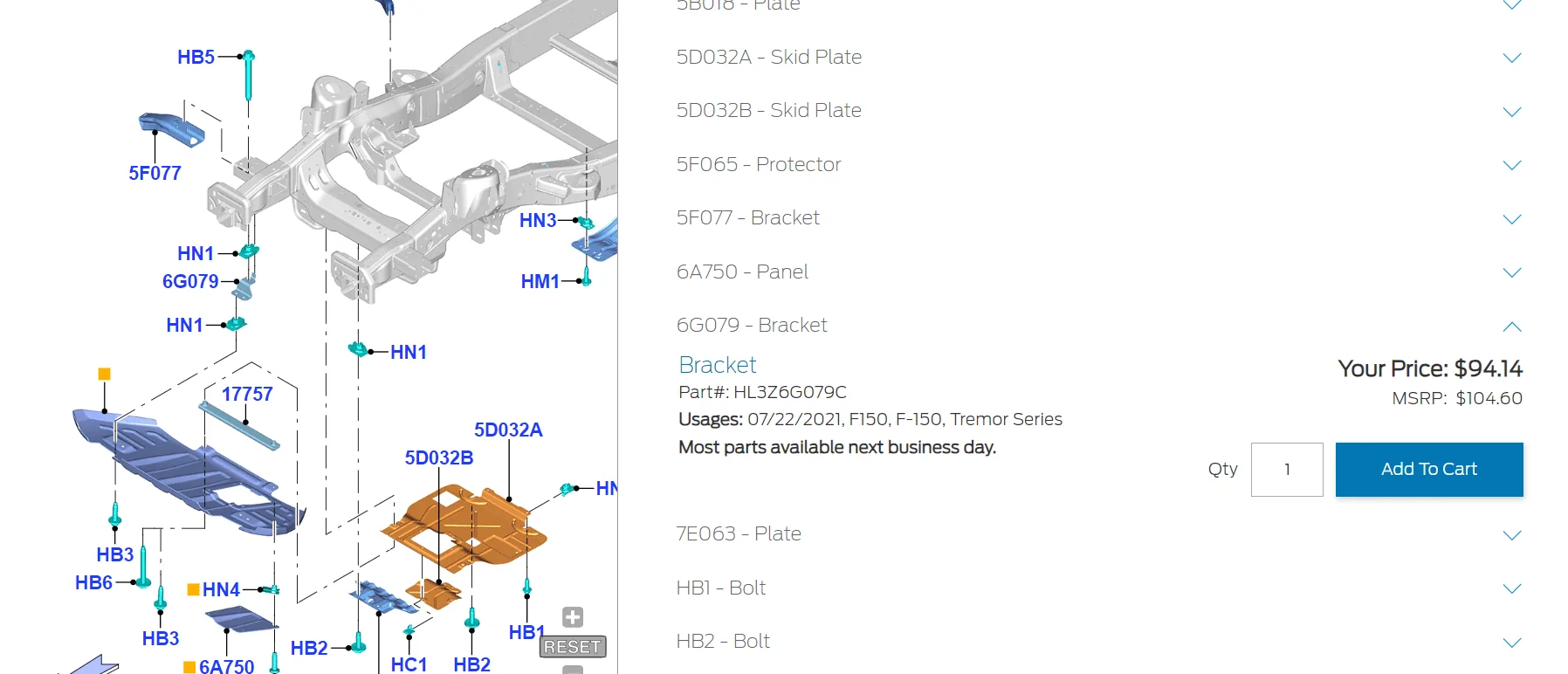 Ford F-150 F-150 Tremor Skid plate installed 1715821752130-v8