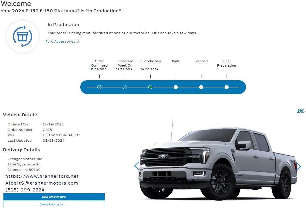 Ford F-150 Build week 4/29 -5/6 1716570755927-xh