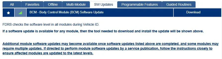 Ford F-150 ECU module programming guide using FDRS 1719876389443-y