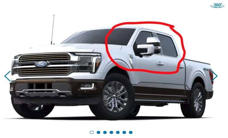 Ford F-150 Folding tow mirrors not appearing on order... 1721567061972-0a