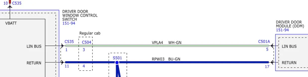Ford F-150 Rabbit hole?  Convert rear windows to auto up/down 1722072786553-68