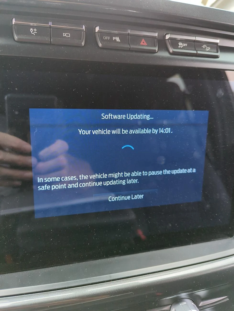 Ford F-150 6.5 Update Issue - downloaded - won't begin update overnight or manual. 17221998790019033880345227448139