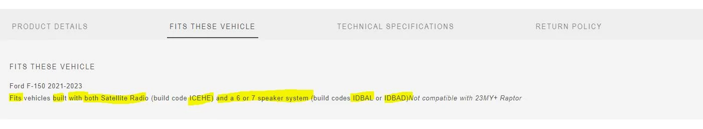 Ford F-150 2022 XLT Kicker Sub install with build XM connected nav delete 1722994799715-px