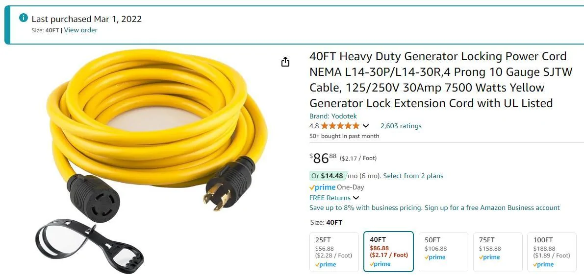 Ford F-150 Installed Transfer Switch in House 1724922058632-sq