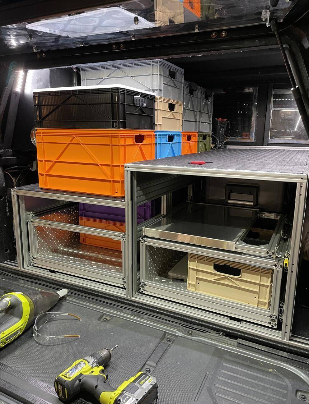 Ford F-150 Just wanted to show off here for a little: 2021 F-150 Lariat 5.5 Build w/ homemade drawer system 1725869309793-4q