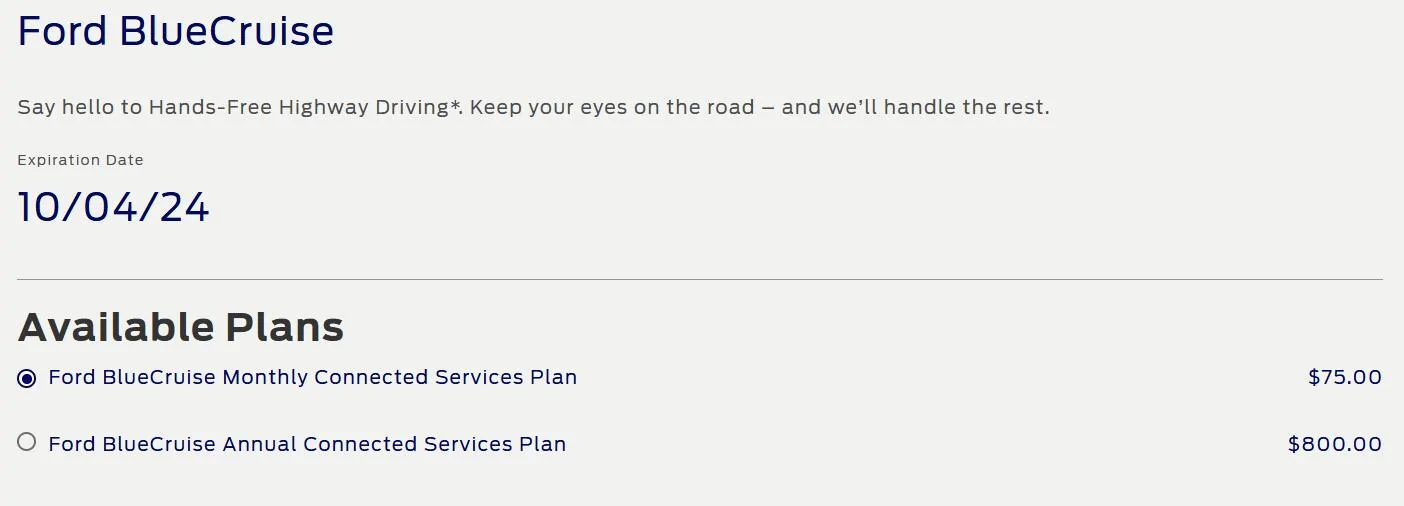Ford F-150 BlueCruise Renewal $0 1726776882062-f8