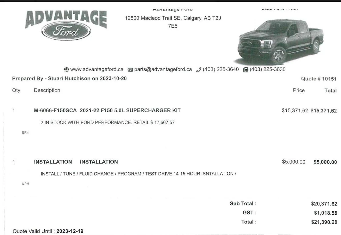 Ford F-150 Whipple Gen 6 Stage 1 Supercharger Kit released for 2024 F-150 and earlier years 1727217802846-mz