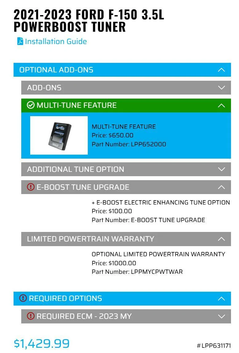 Ford F-150 Livernois x PCMTec Multitune, with Launch Mode announced! 1731615087969-qn