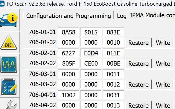 Ford F-150 2021+ F-150 FORScan List / Database / Spreadsheet 1731667065915-5z