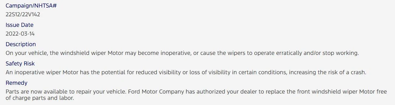 Ford F-150 Wiper arm broken.  looking for suggestions 1733968496117-mo