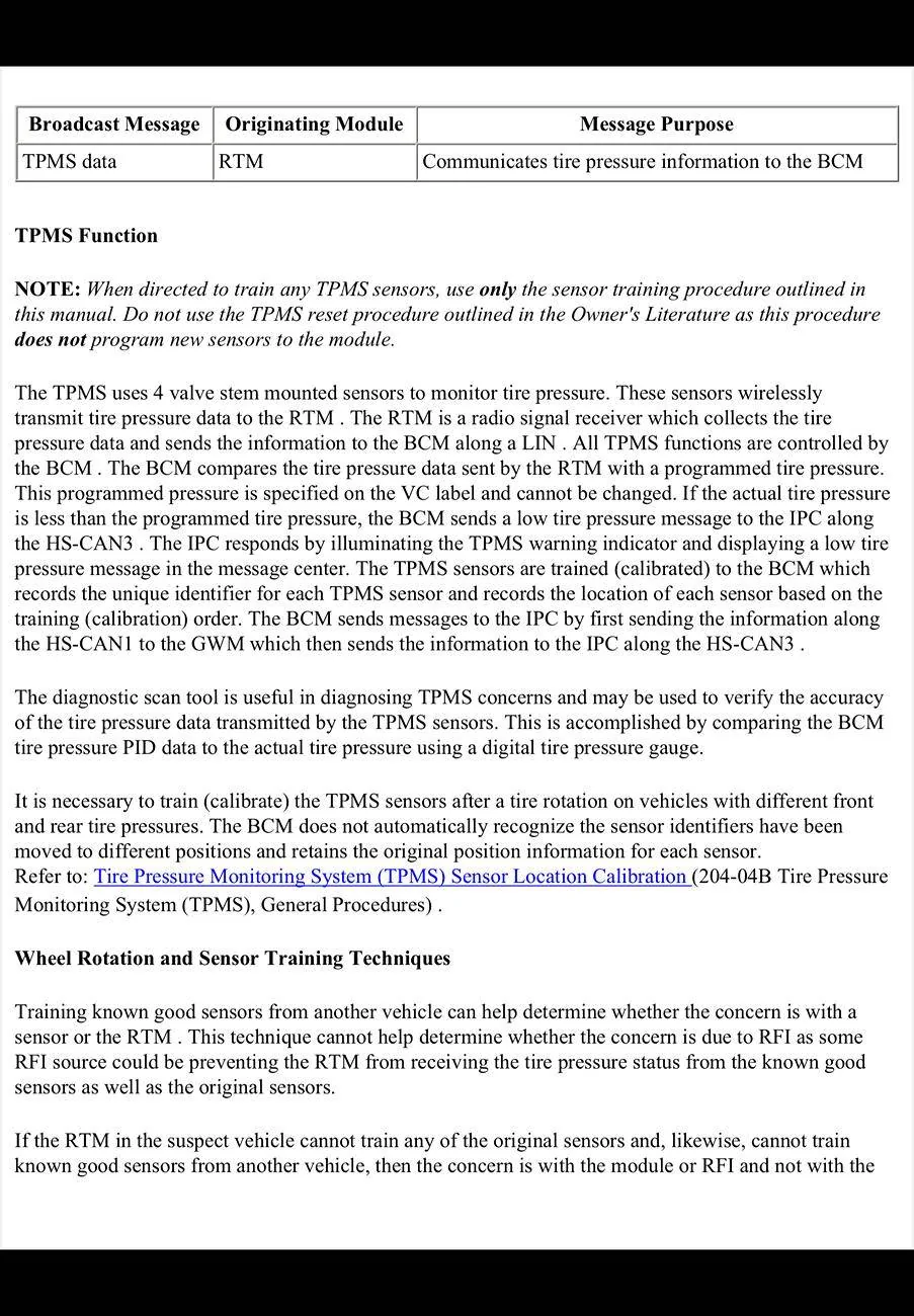 Ford F-150 How to change TPMS after rotating tires 1737060985708-kn