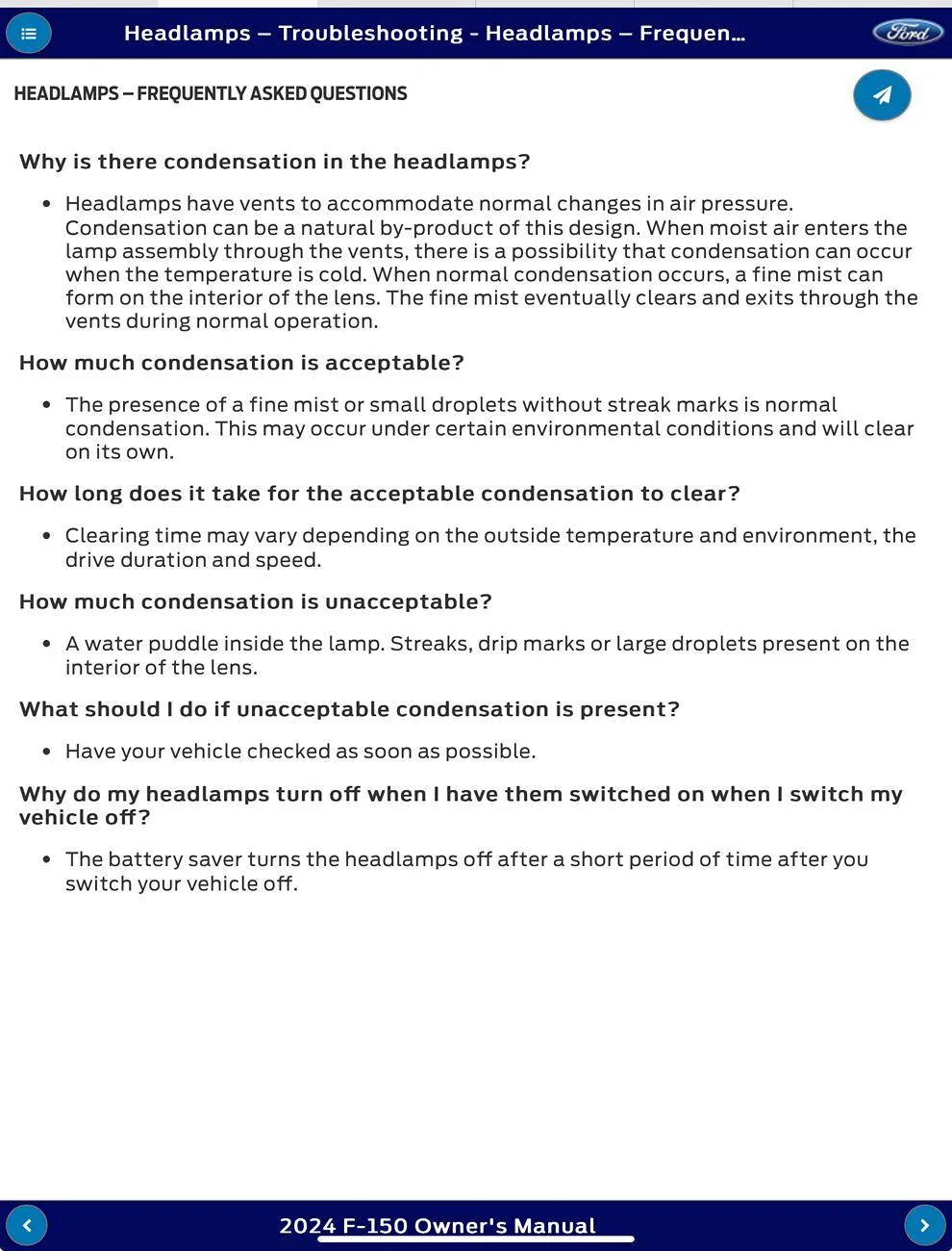 Ford F-150 Fog in the head lights 1737676253480-e4