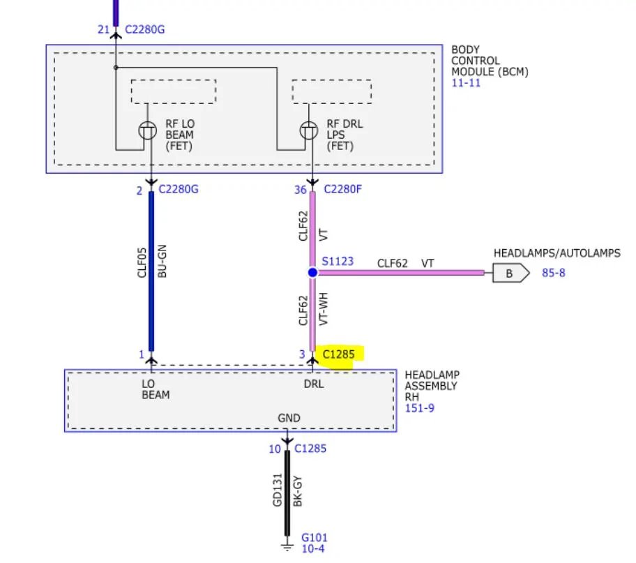 Ford F-150 Headlight, daytime and turn problem. 1740853705899-sd