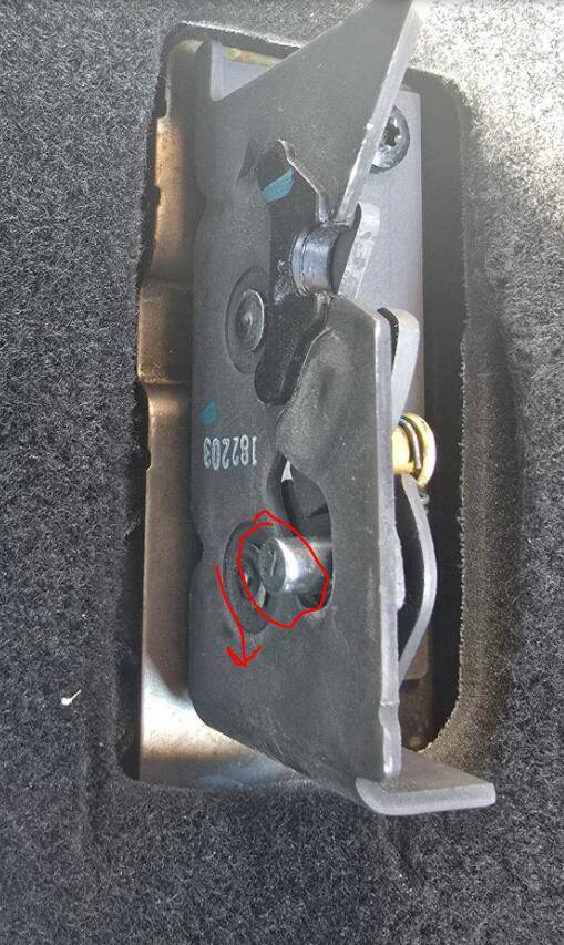 Ford F-150 Driver's rear seat latch 1742070108114-88