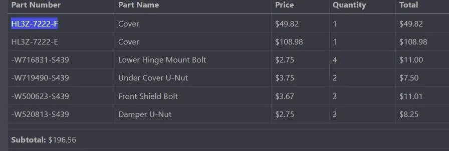 Ford F-150 Transmission Diaper 1754154428502-za