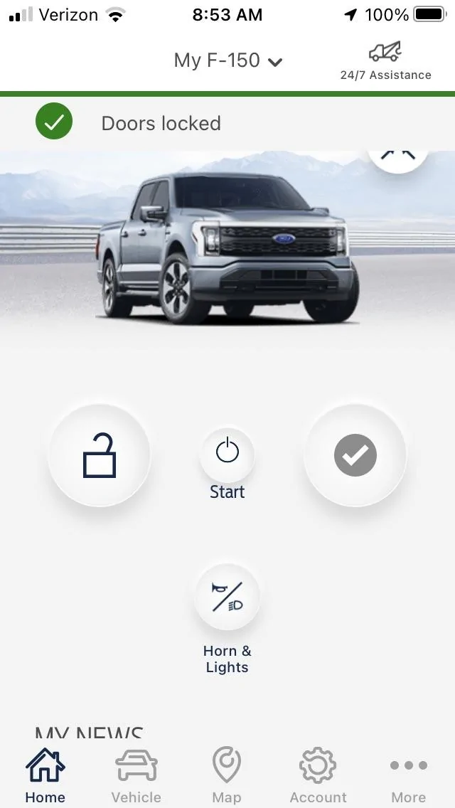 Ford F-150 Ford Pass lock status 18DF3690-CD32-469E-AC80-D489407065F6