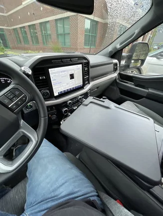 Ford F-150 40/20/40 bench workstation doesn’t swivel all the way on 2023 model 1CE4DB1D-7862-42F1-AEBD-E6B927F86ED7