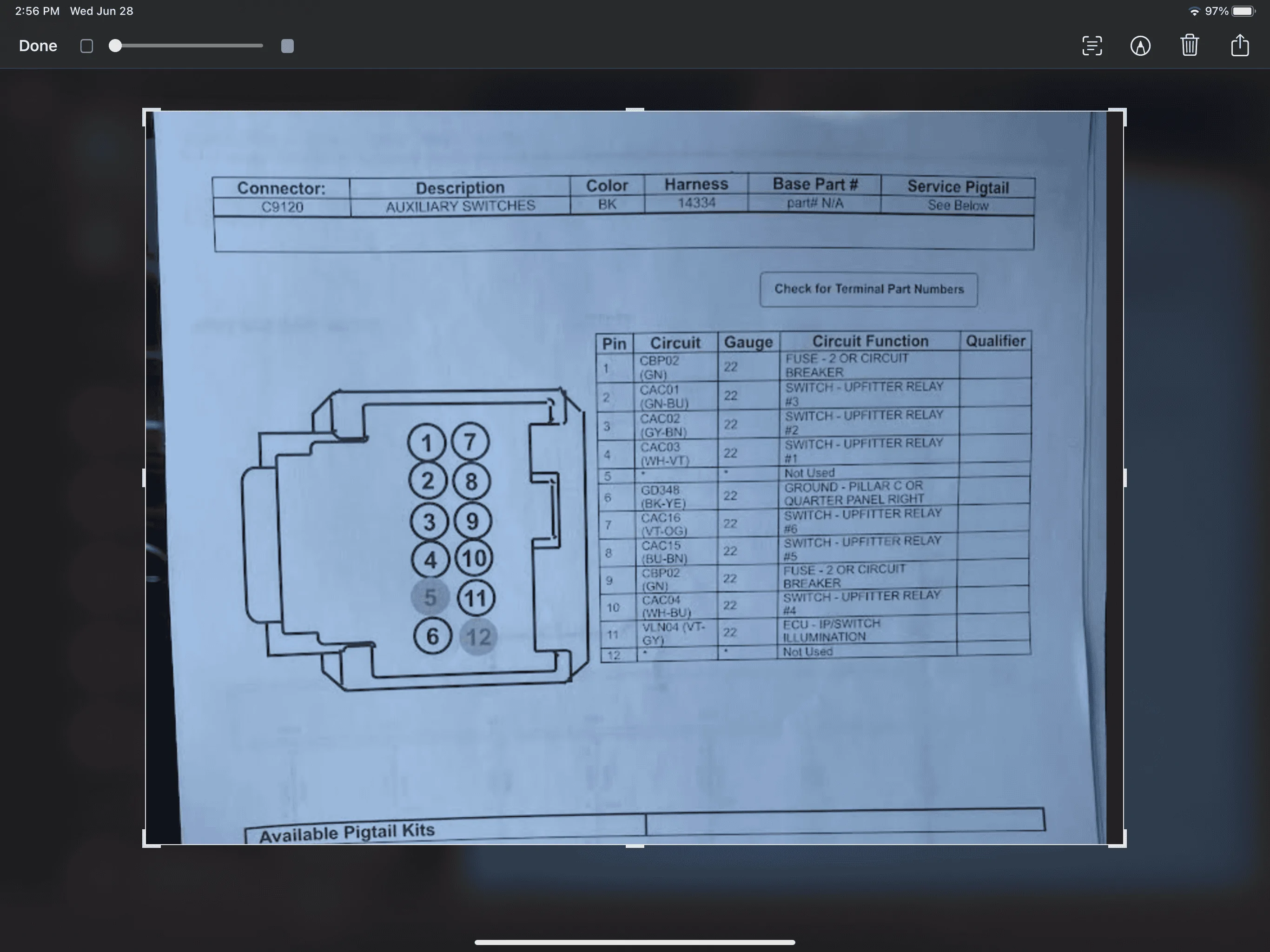 Ford F-150 Upfitter Switch installation 1F87D229-D66B-440B-9637-F9EEB4942824