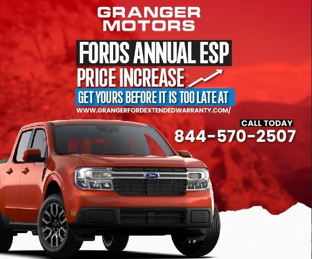 Ford F-150 Attention: Ford’s Annual Price Increase on ESPs (Extended Service/Warranty Plans)! Get Yours @ Granger Ford Before It’s Too Late! 1st pic