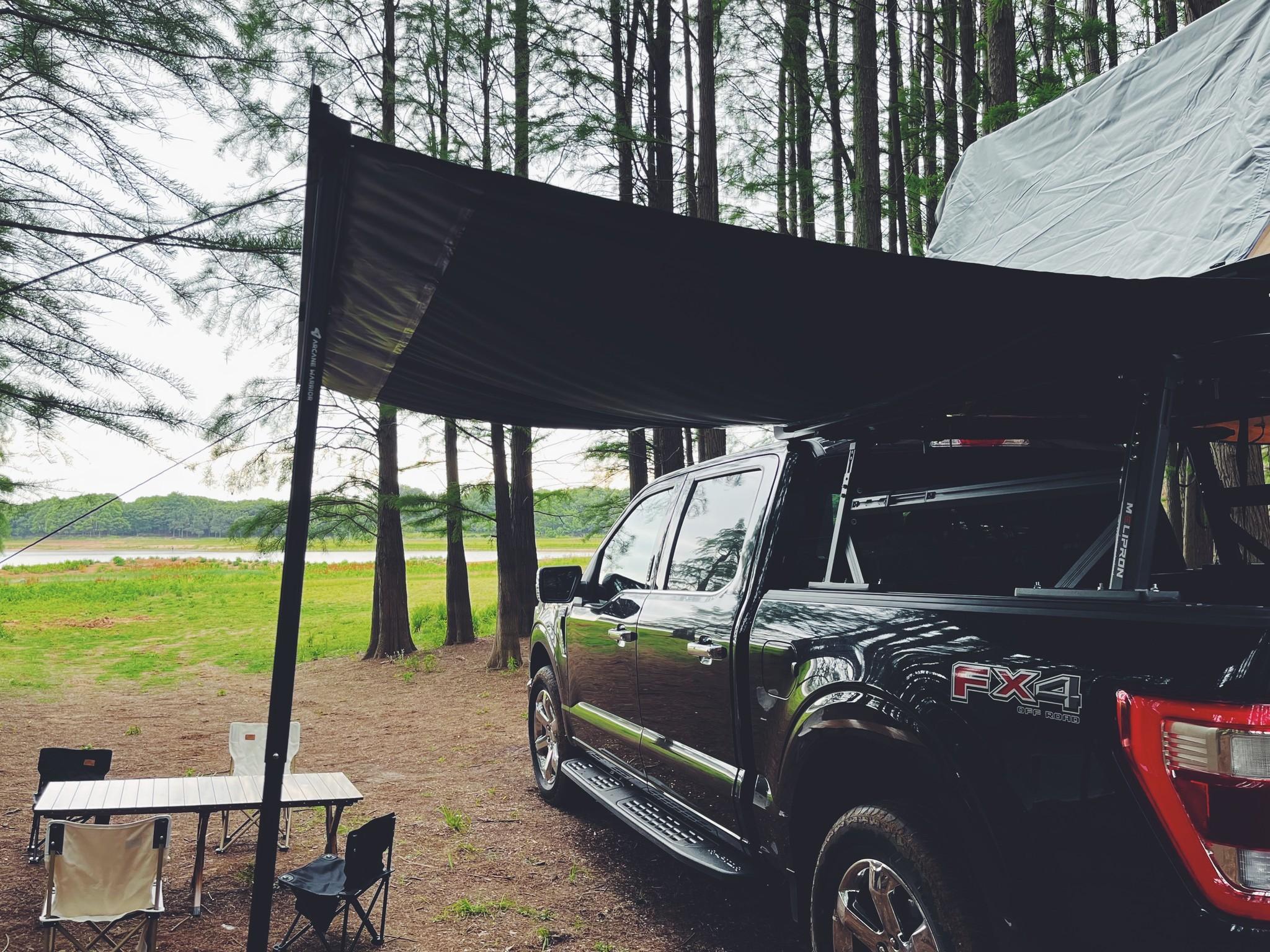 Ford F-150 installing awning without rack or cage? 2