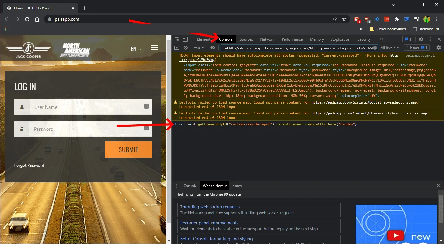 Ford F-150 Help Hacking the PALSAPP Site 2