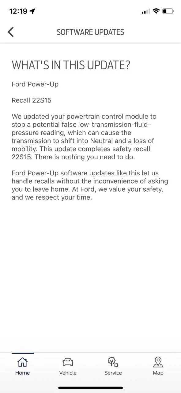 Ford F-150 Safety Recall 22S15: Transmission slips into Neutral 2
