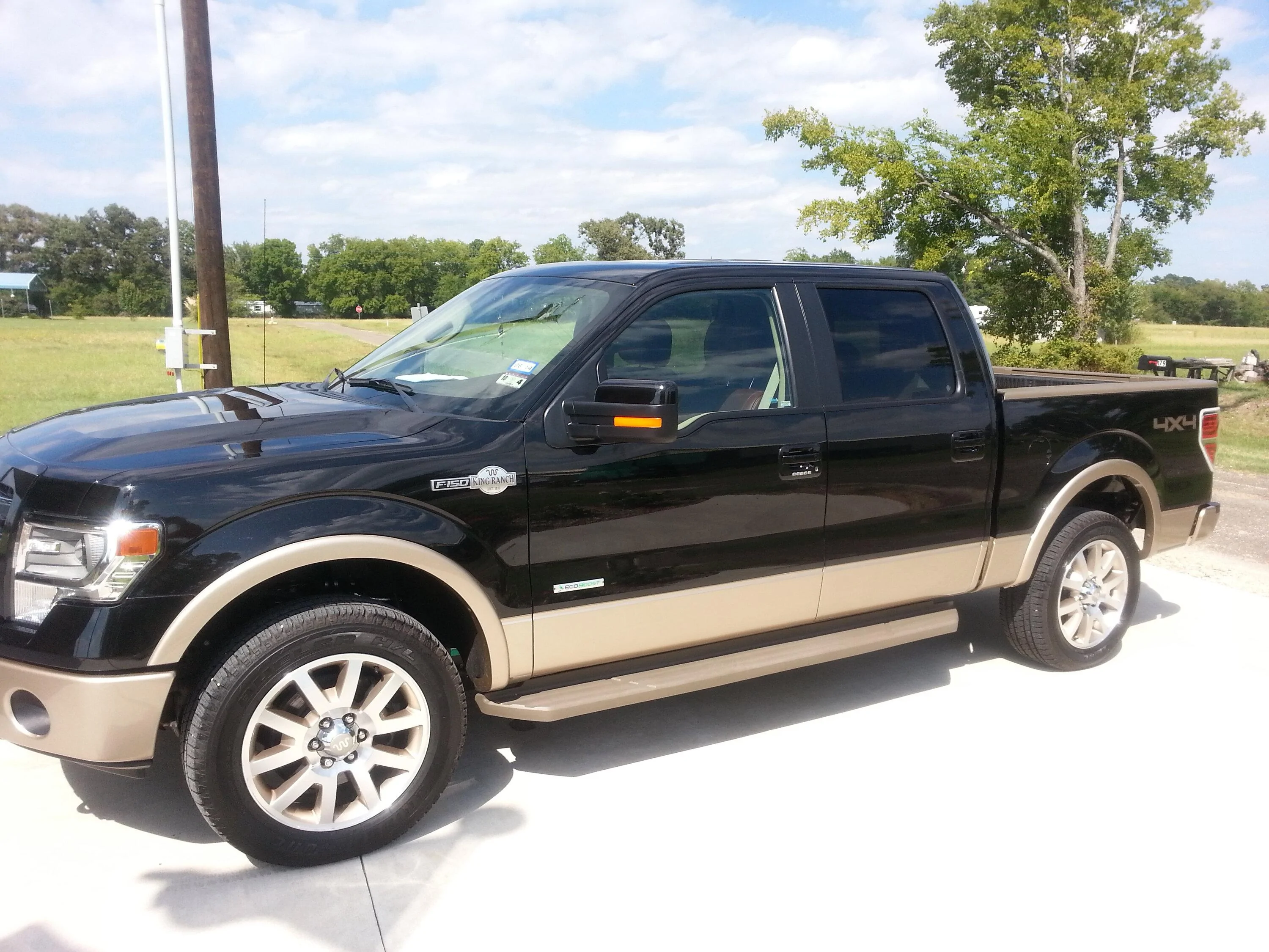 Ford F-150 King Ranch bed rails caps colors 2013 king ranch