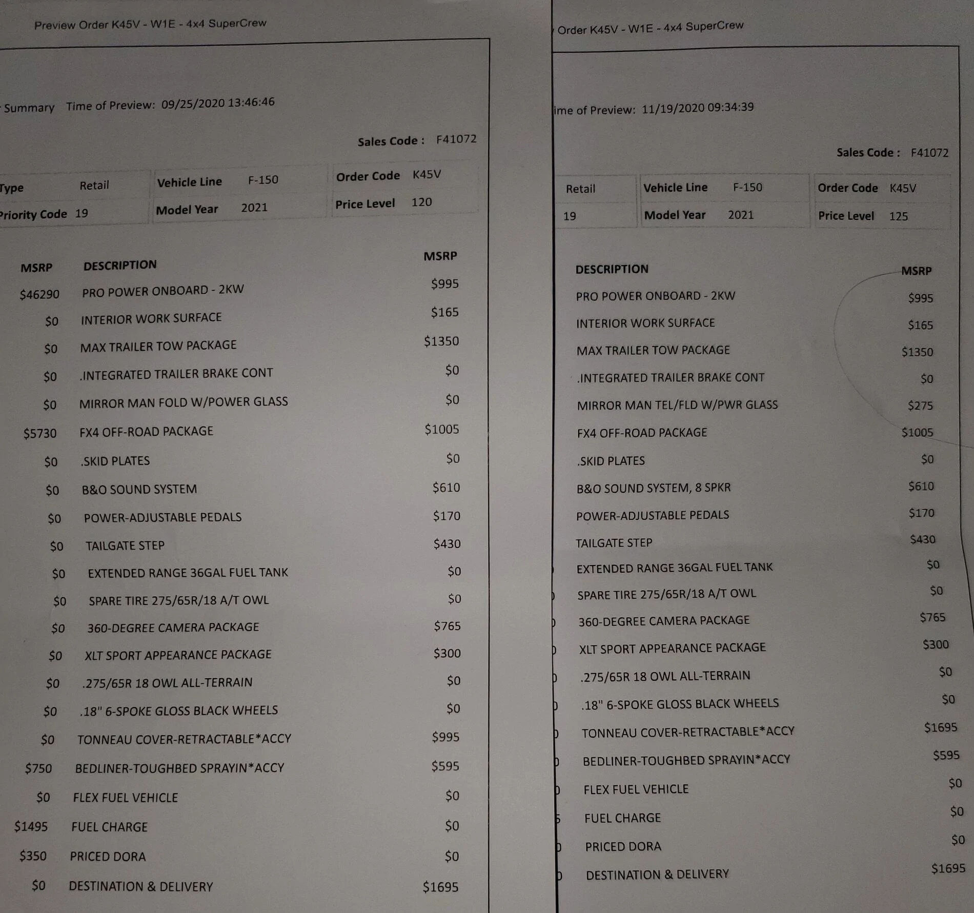 Ford F-150 96J Tonneau Pickup Box Cover Retractable Orders 20201120_010344