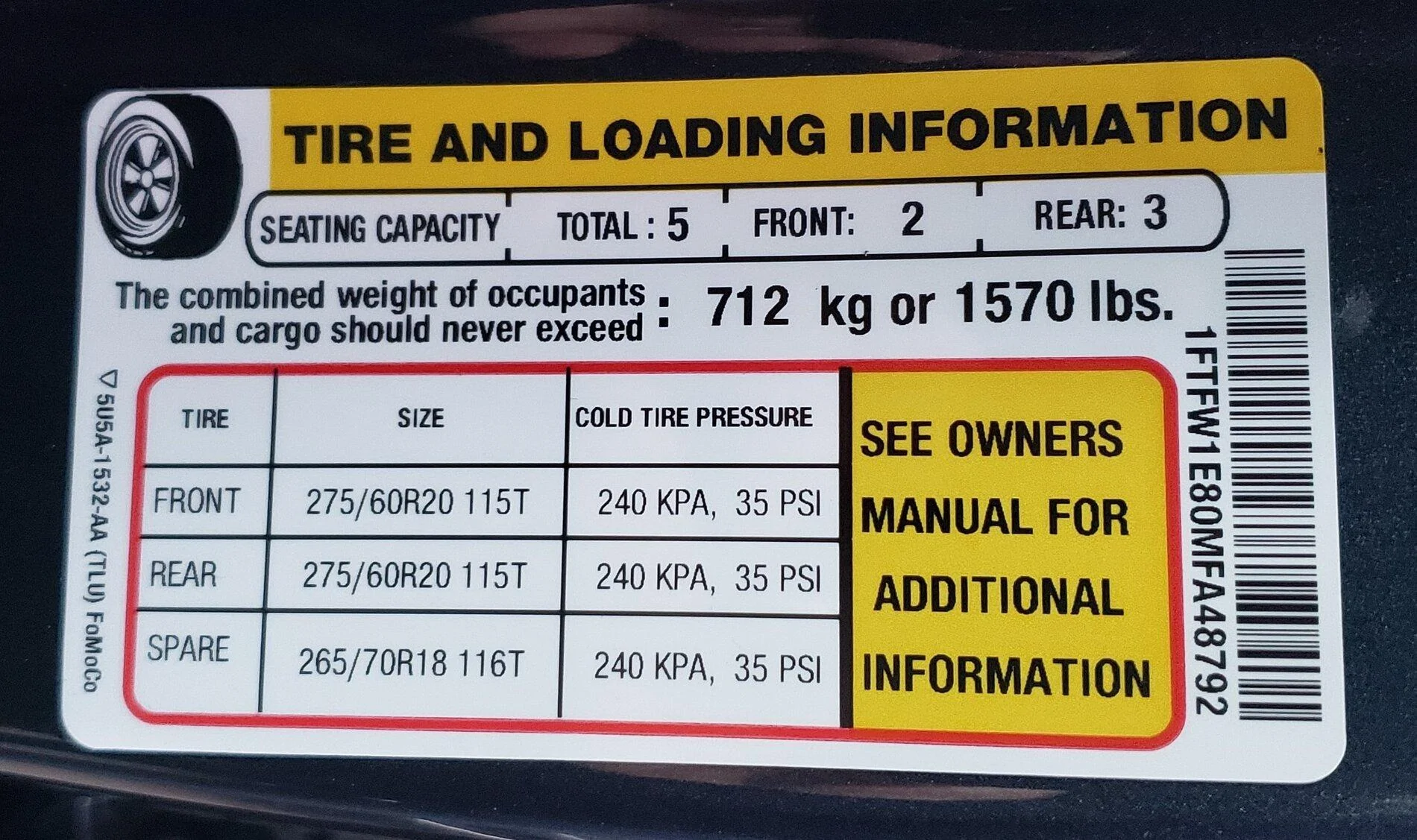 Ford F-150 2021 F-150 Payload Stickers 2021-01-08 17.05.28