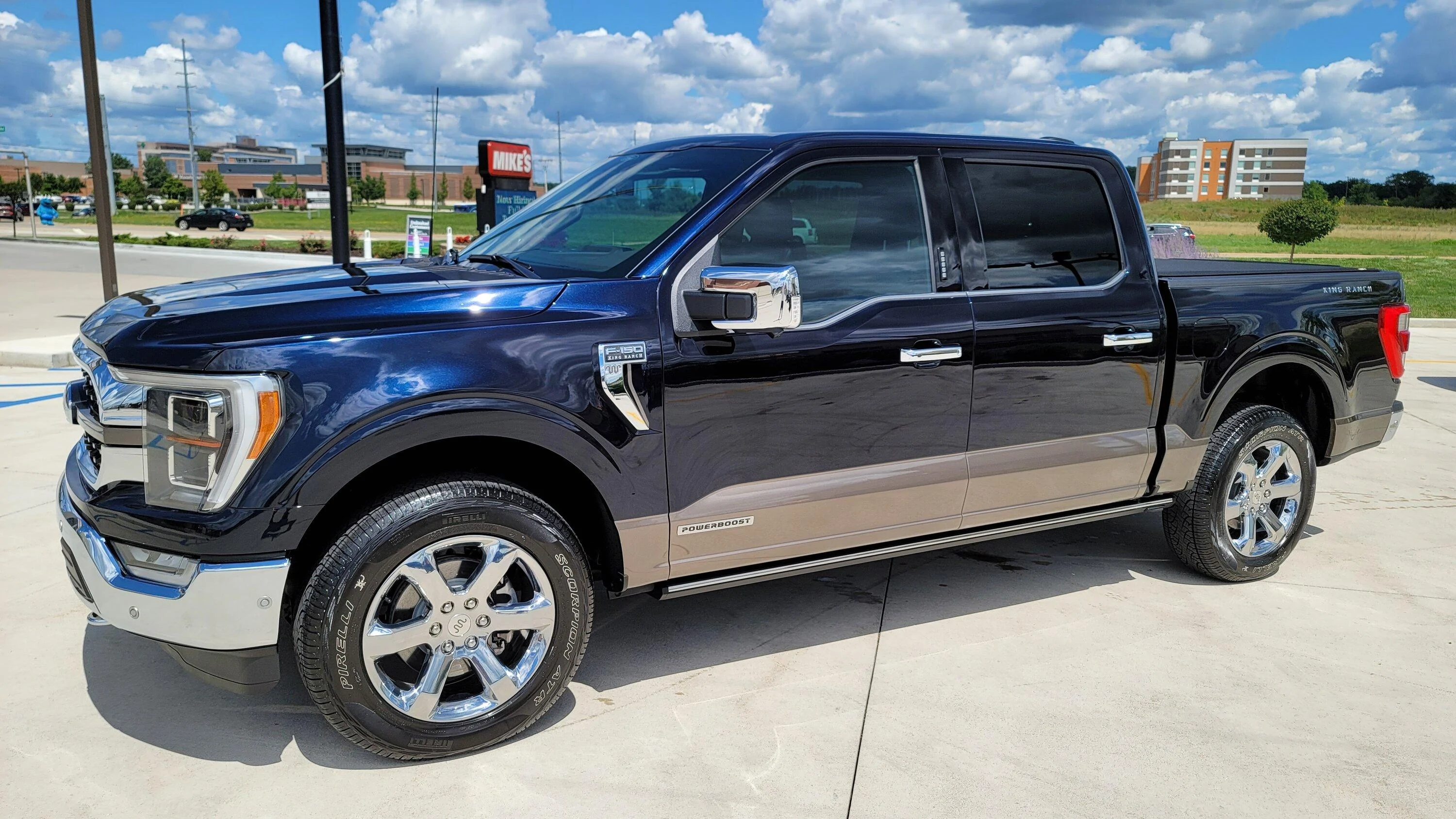 Ford F-150 Calling all AMB Color Owners:  To Auto Car Wash or To Not Auto Car Wash 2021 F150 Driver's Side 2 22_07 29
