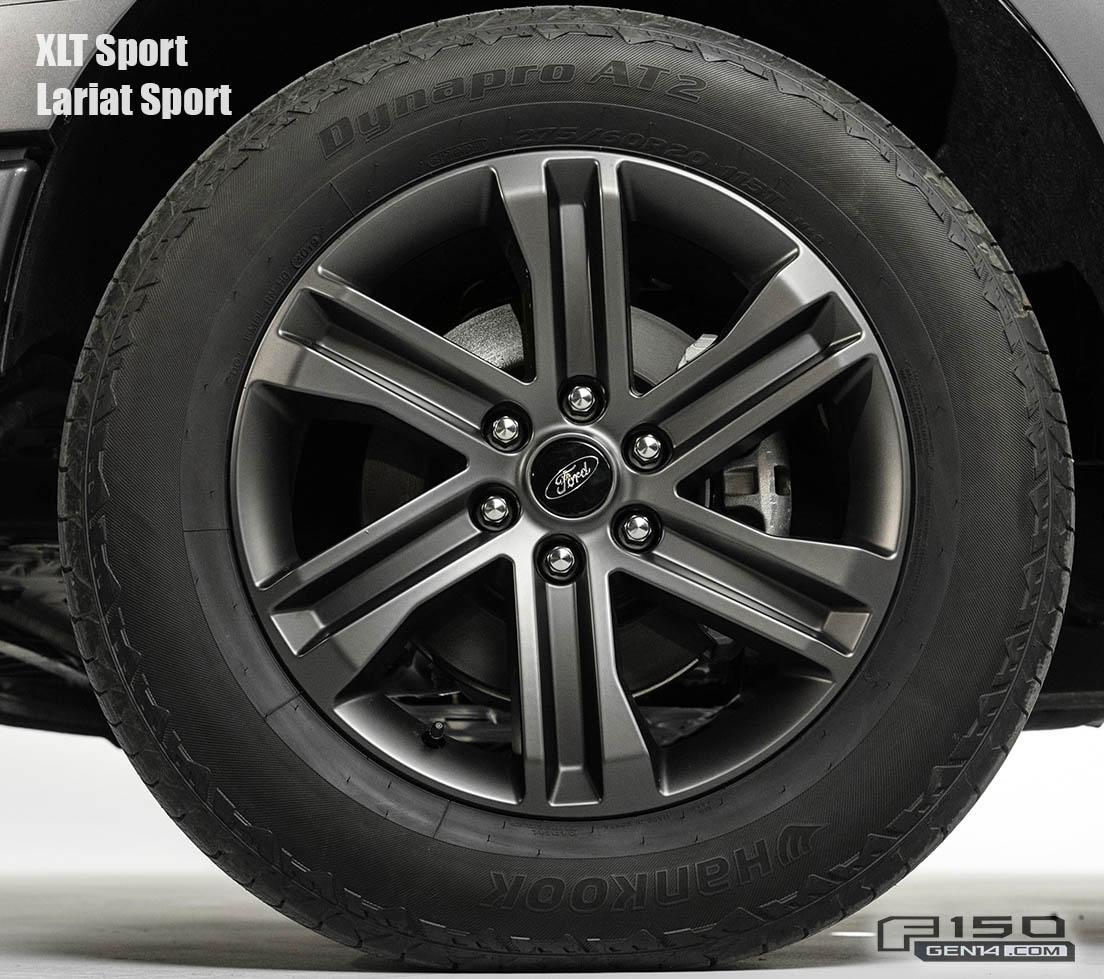 Ford F-150 Factory Wheels Comparison - 2021 F-150 (XL, STX, XLT, Lariat, King Ranch, Platinum, Limited) 2021-Ford-F-150-Wheels-XLT-Sport-Lariat-Sport