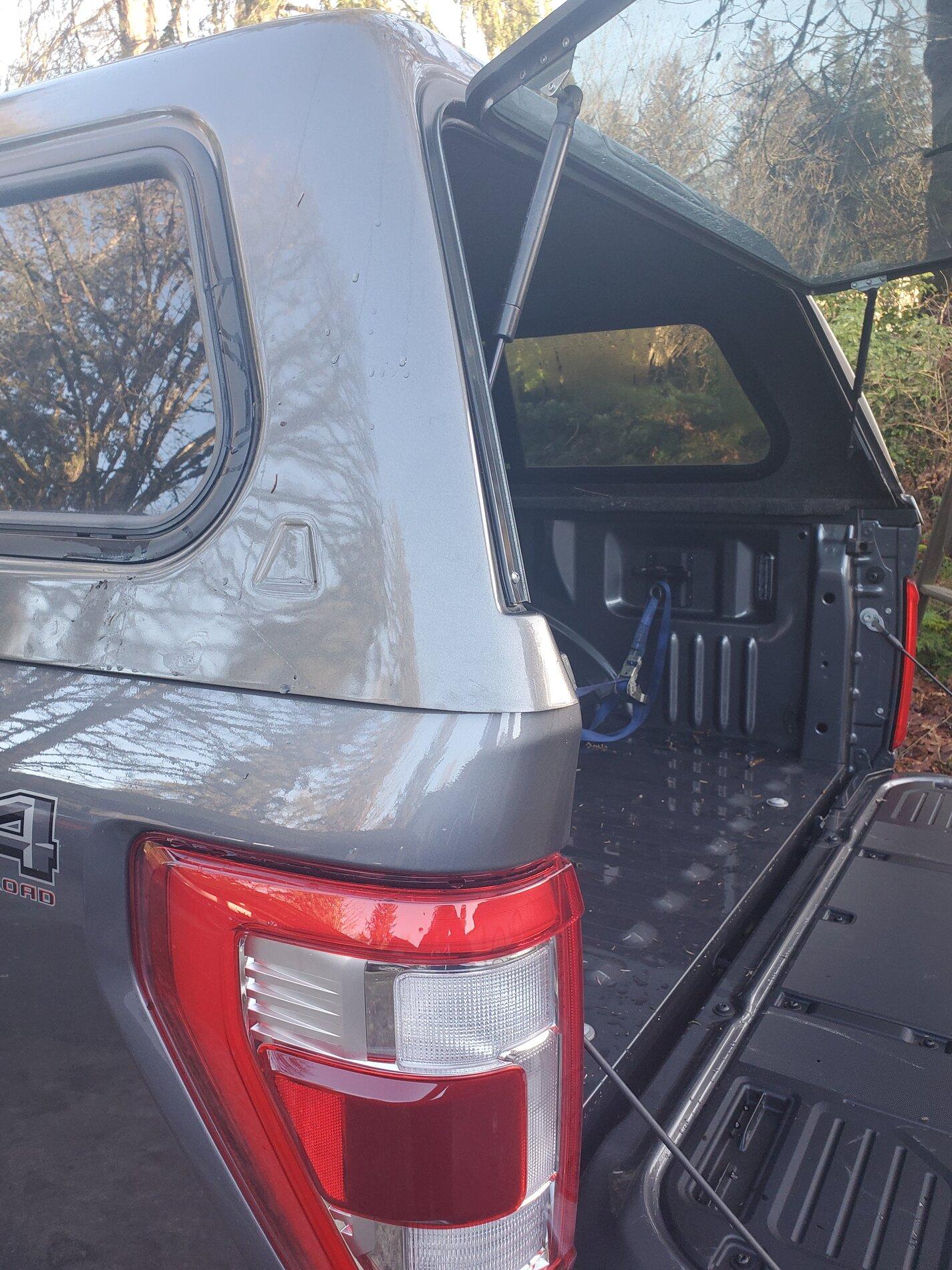 Ford F-150 2015-2020 canopy / topper does not fit 20210113_094259