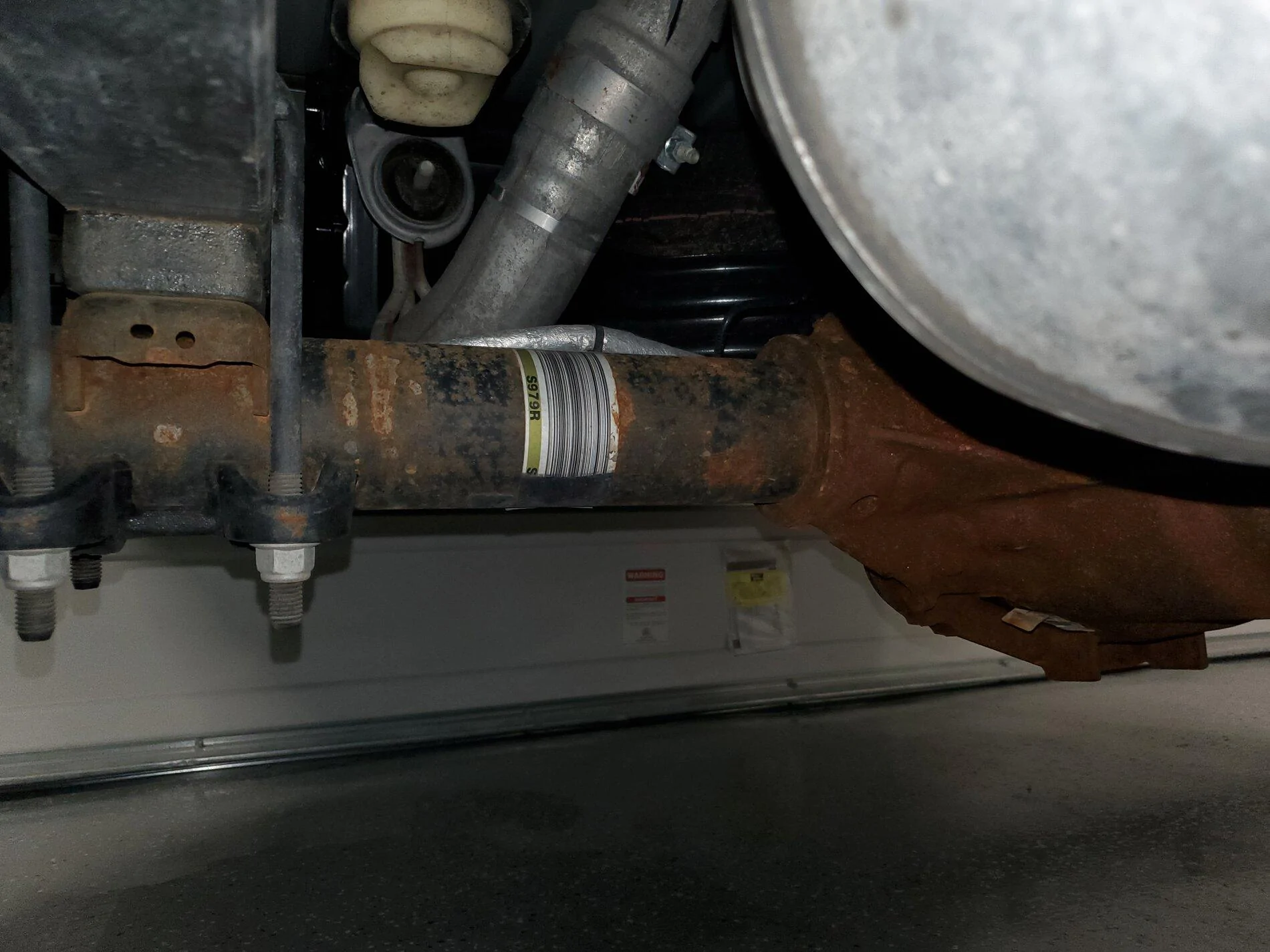 Ford F-150 Rust on rear end of 2021 F-150 -- any others? 20210131_121220