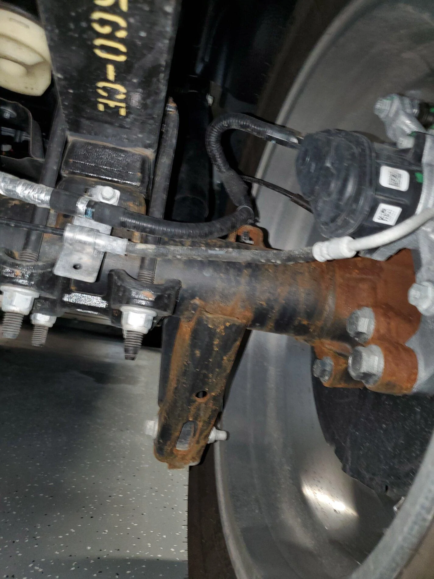 Ford F-150 Rust on rear end of 2021 F-150 -- any others? 20210131_121242