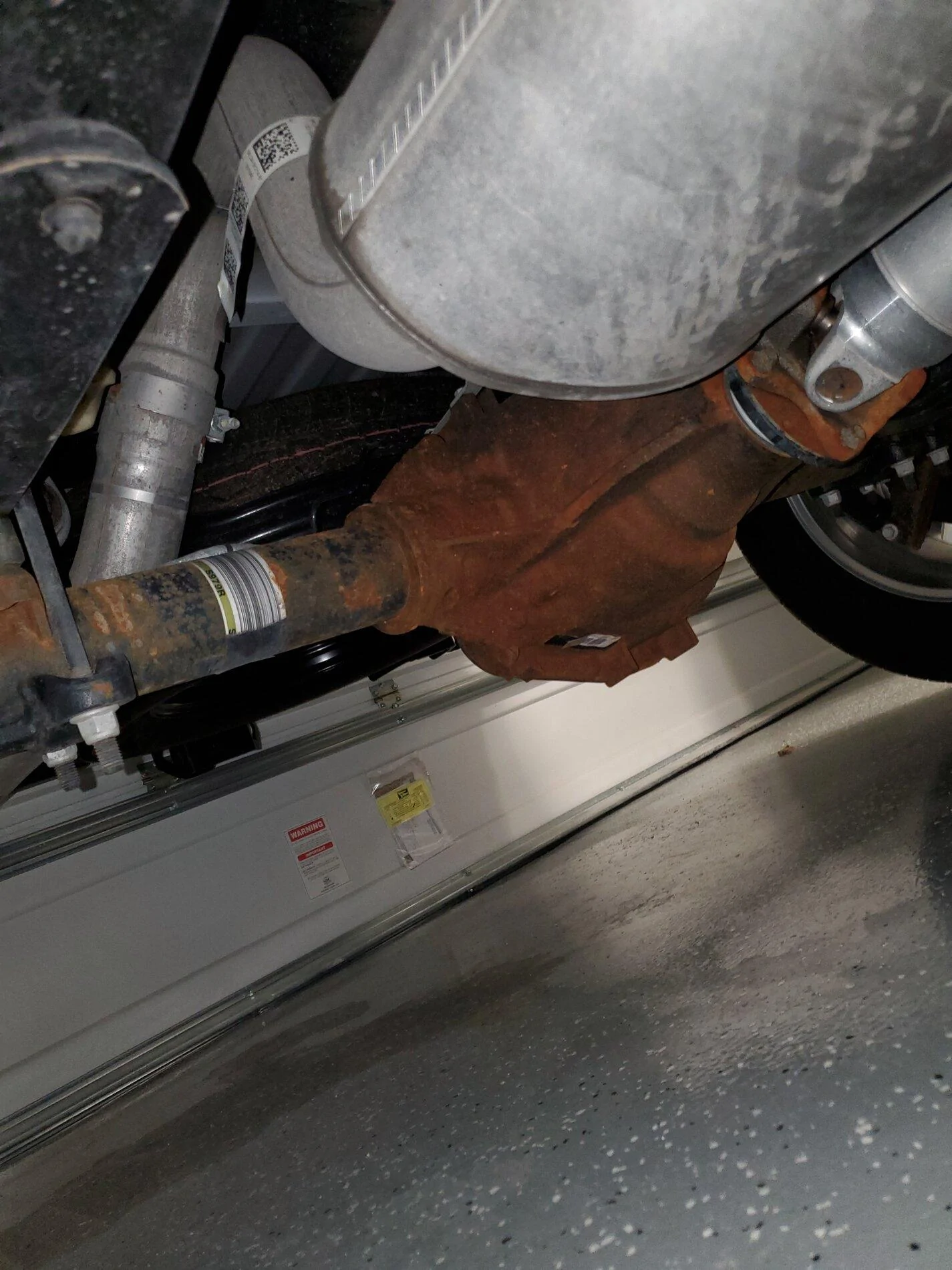 Ford F-150 Rust on rear end of 2021 F-150 -- any others? 20210206_002349
