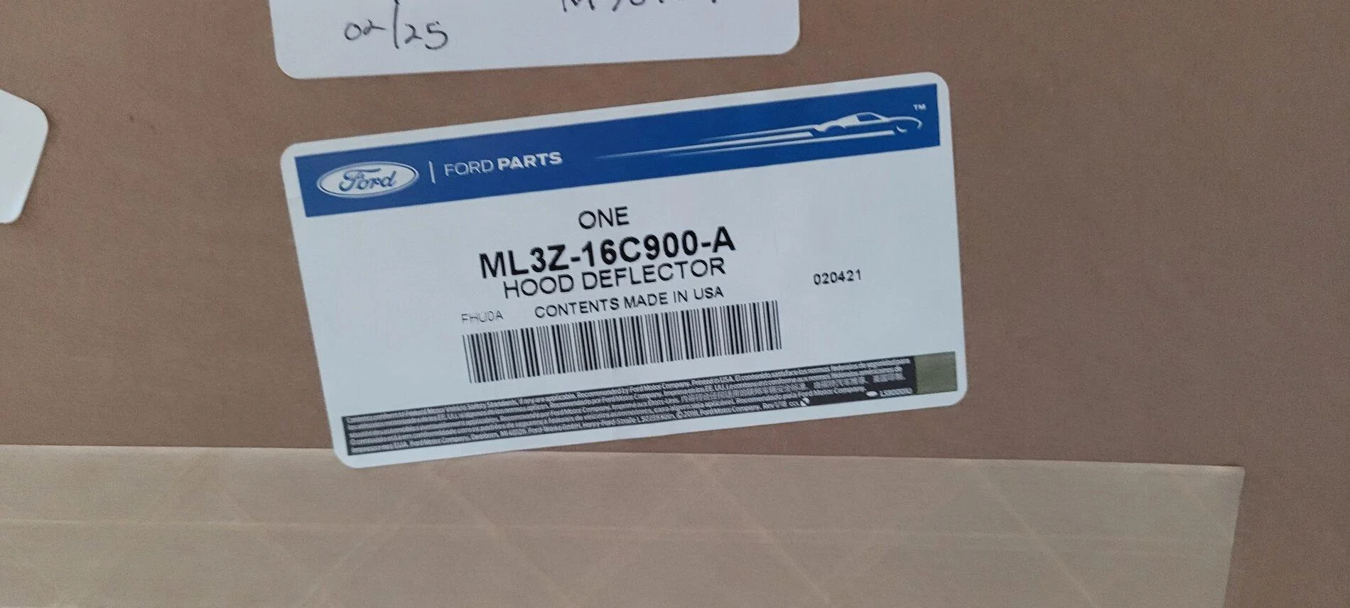 Ford F-150 Hood Deflector Installation - DIY Writeup 20210226_174002