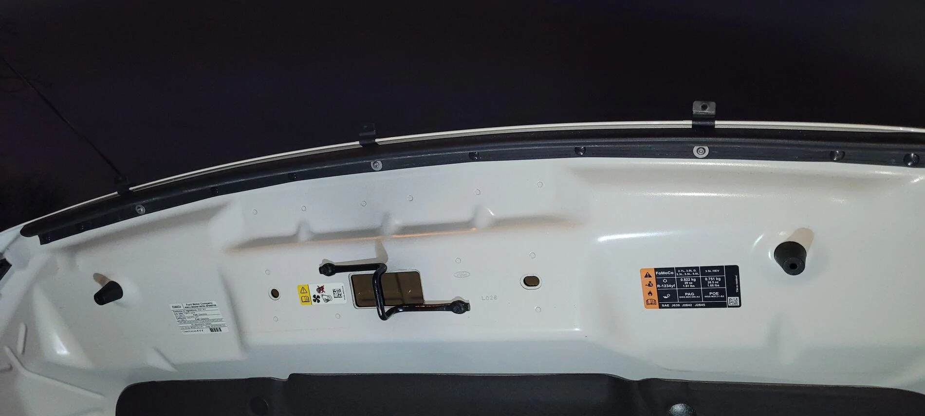 Ford F-150 Hood Deflector Installation - DIY Writeup 20210226_182636