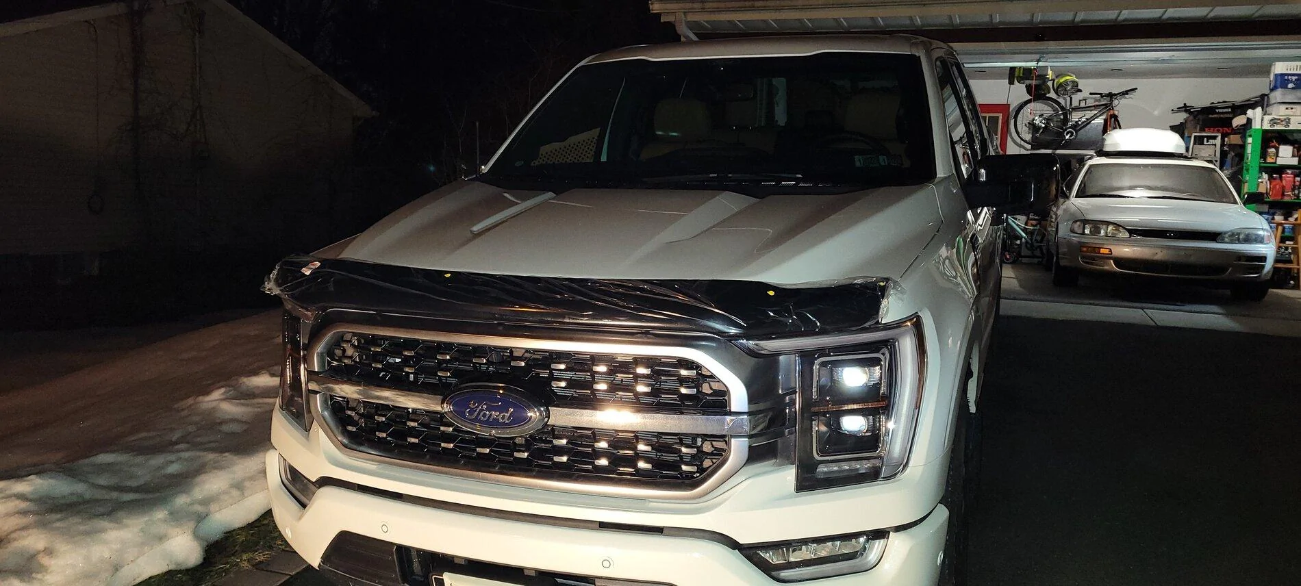 Ford F-150 Hood Deflector Installation - DIY Writeup 20210226_194636