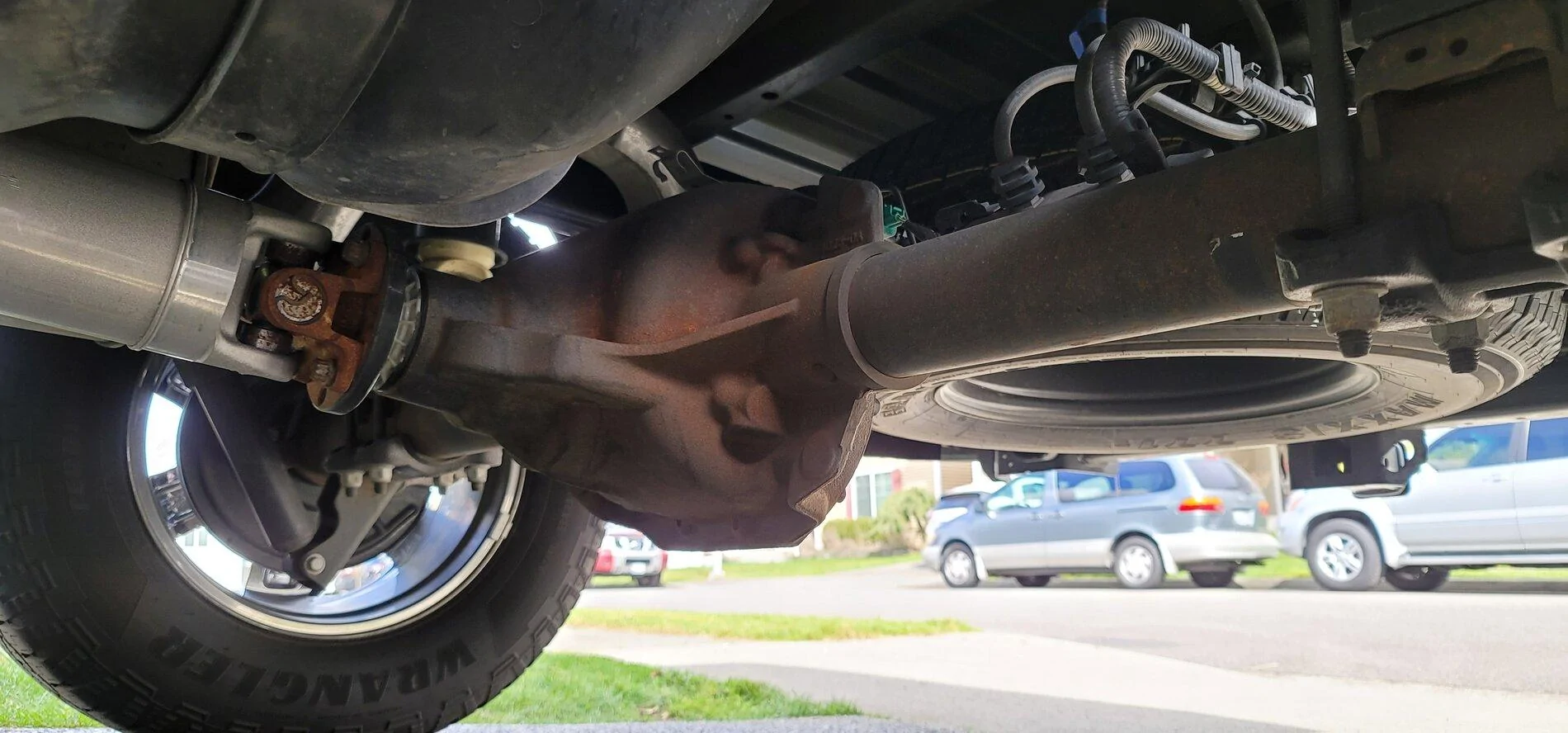 Ford F-150 Rust on rear end of 2021 F-150 -- any others? 20210309_134243