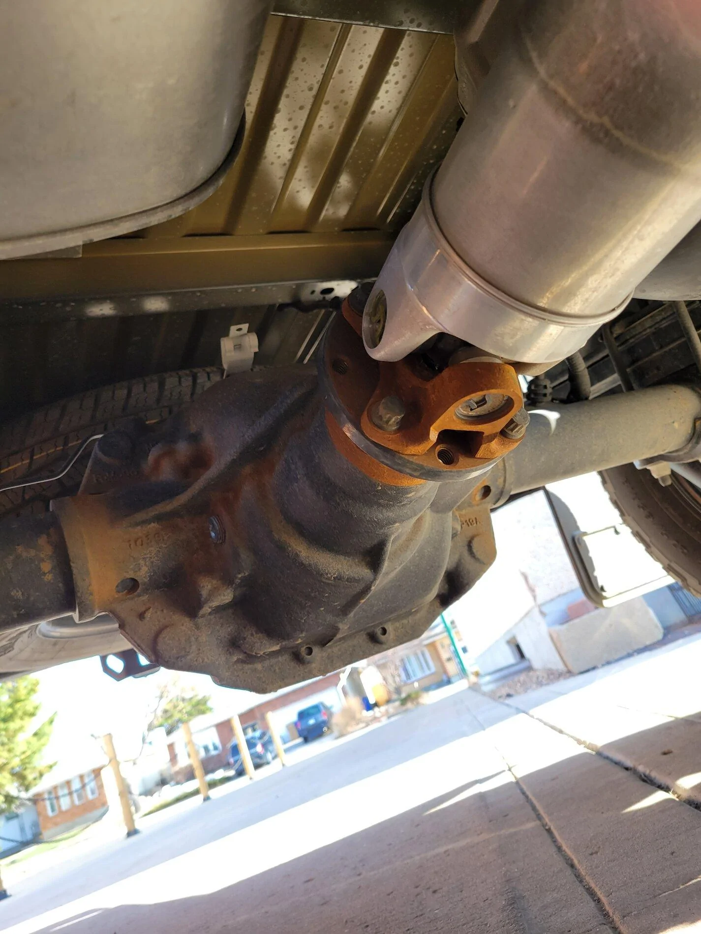 Ford F-150 Rust on rear end of 2021 F-150 -- any others? 20210420_172305