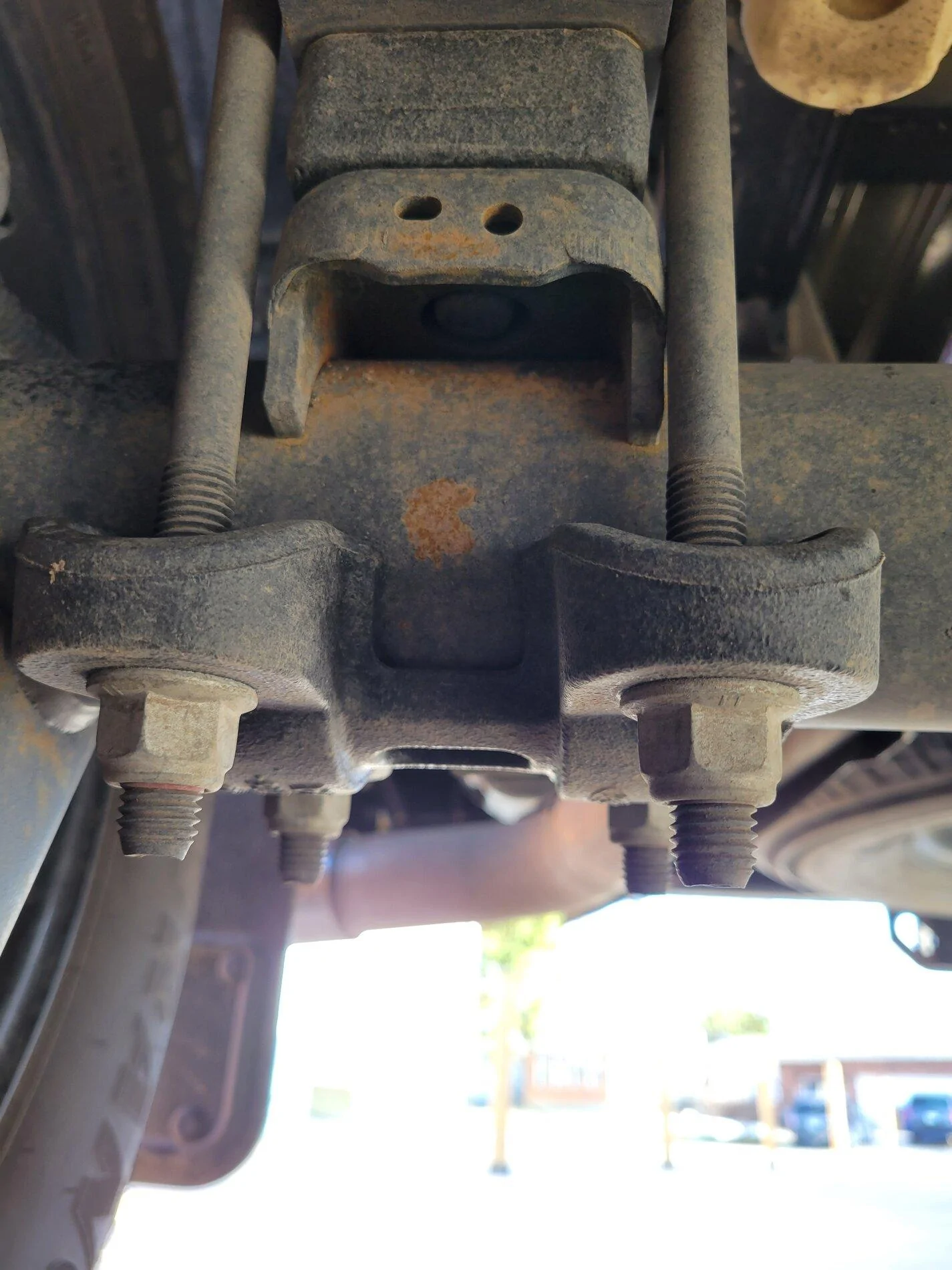 Ford F-150 Rust on rear end of 2021 F-150 -- any others? 20210420_172329
