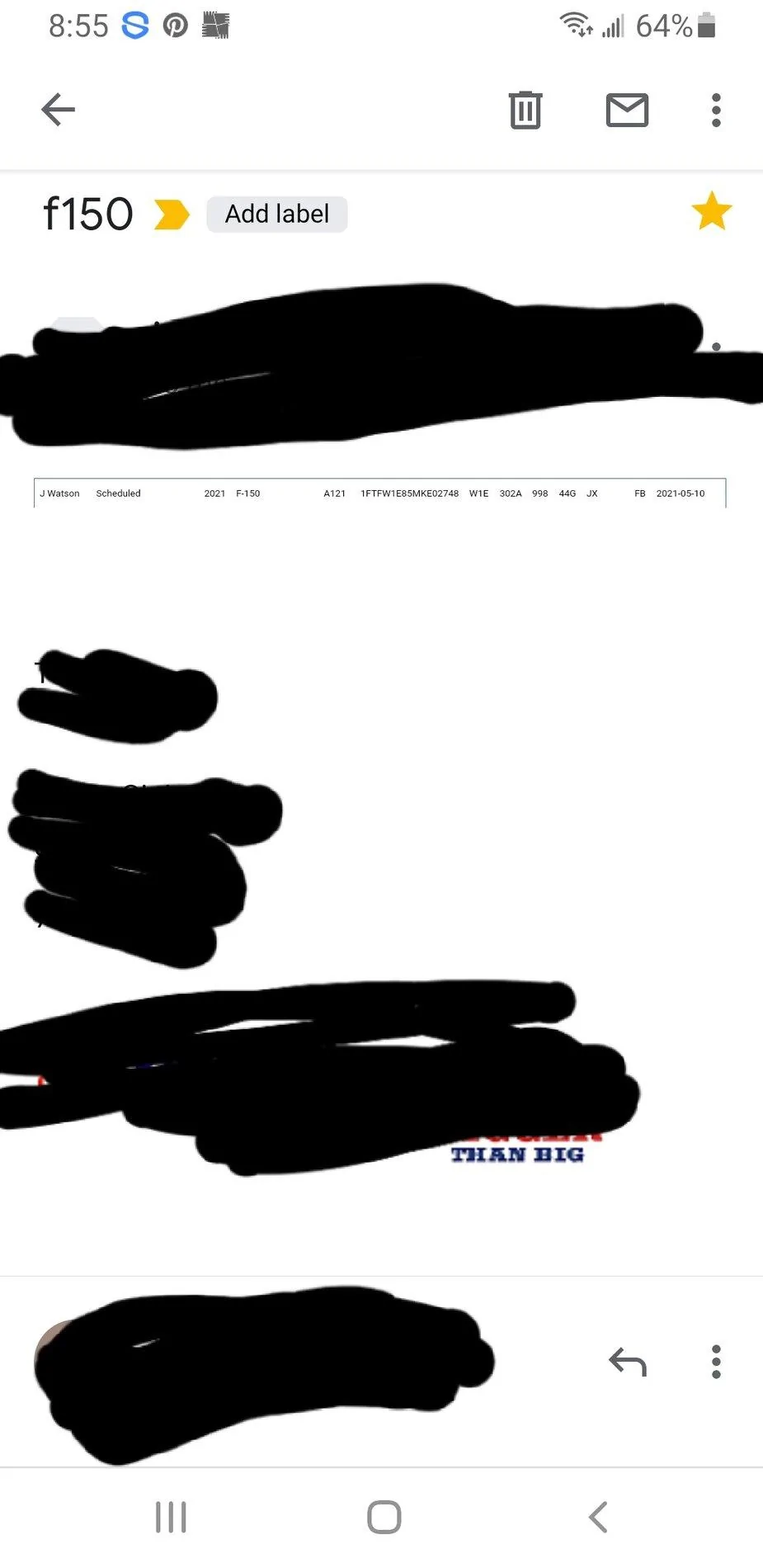 Ford F-150 2021+ F-150 Orders Tracking List & Stats [Enter Yours!] 20210420_205645