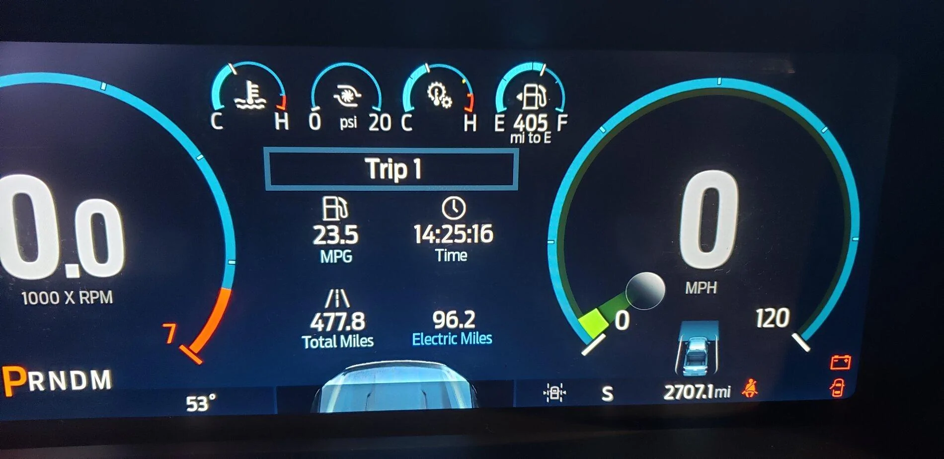 Ford F-150 What kind of MPG mileage are you getting with your Powerboost? 20210423_195518