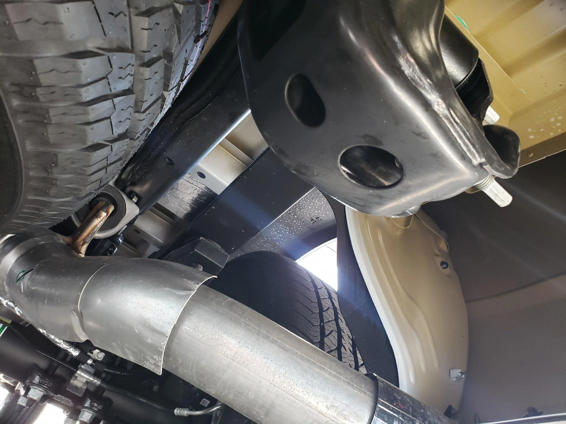 Ford F-150 Rust on rear end of 2021 F-150 -- any others? 20210501_092747