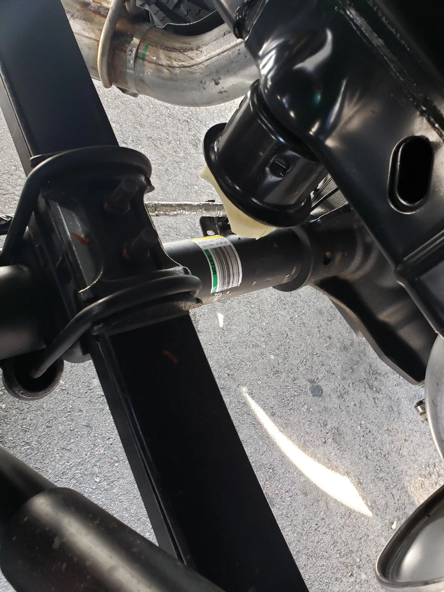 Ford F-150 Rust on rear end of 2021 F-150 -- any others? 20210501_092834