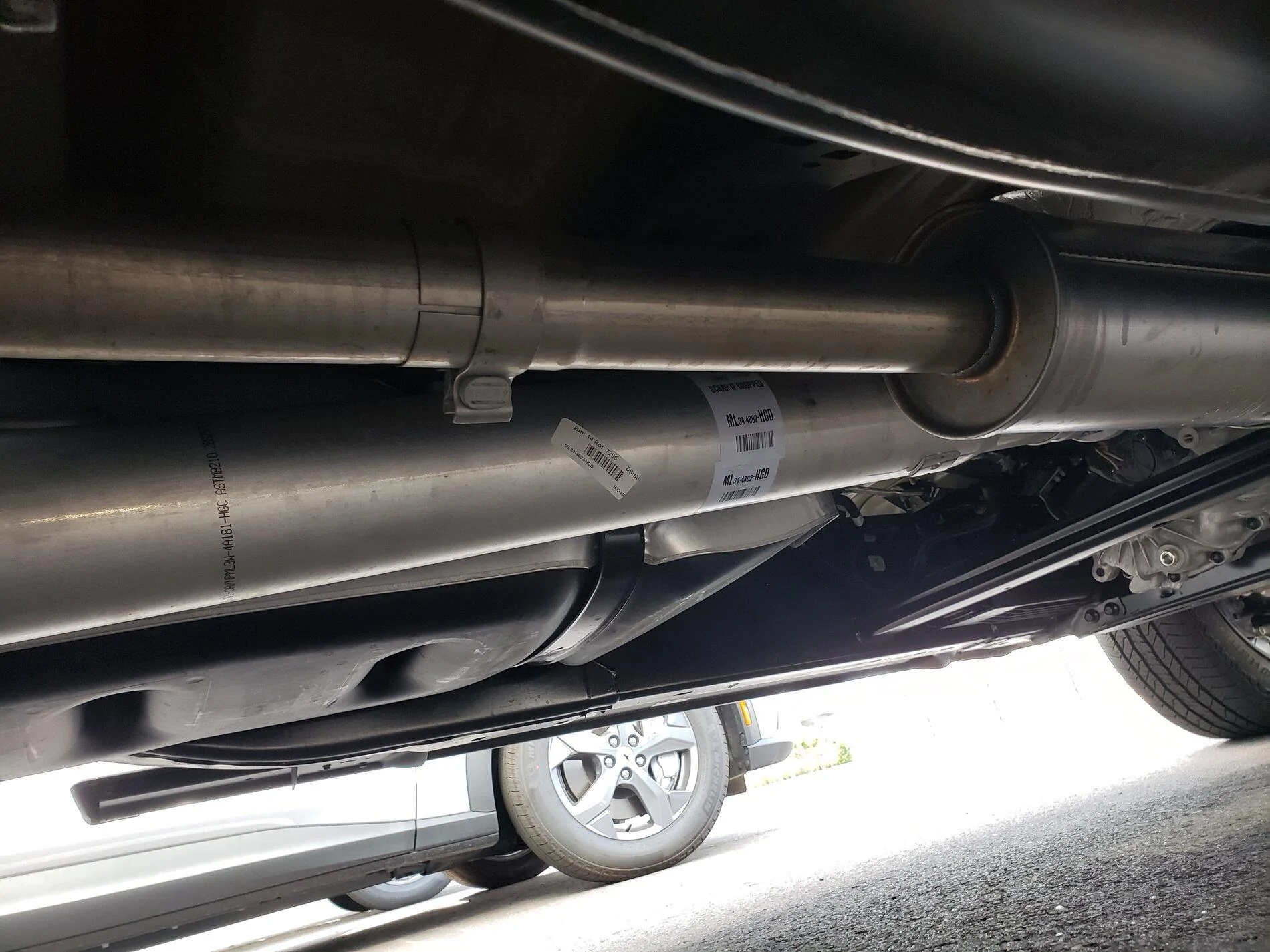 Ford F-150 Rust on rear end of 2021 F-150 -- any others? 20210501_092922