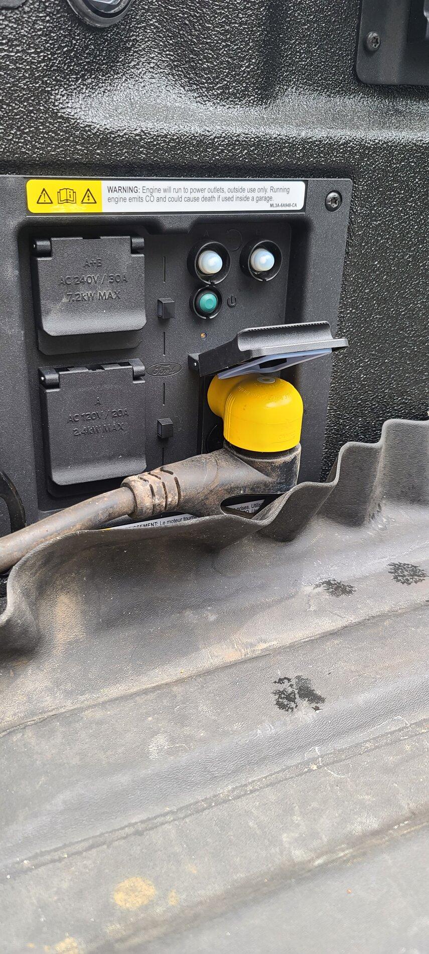 Ford F-150 I need help identifying this thing in my 2021 powerboost. 20210620_144856